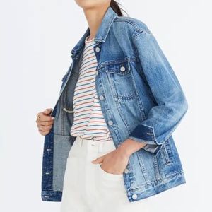 Oversized denim jacket